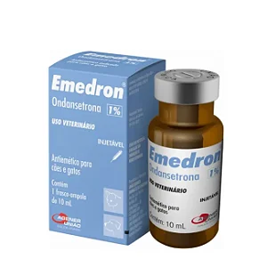 Emedron 1% Antiemético Injetável para Cães e Gatos 10 mL