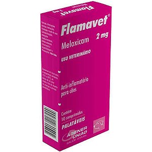 Flamavet Agener União 2 mg para Cães - 10 Comprimidos