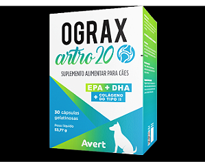 Ograx Artro 20 Avert 30 Cápsulas - Suplemento Articular