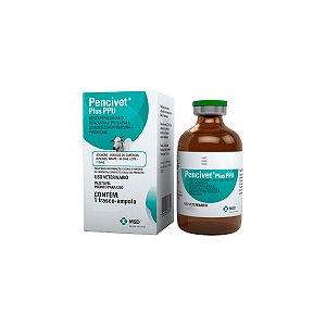 Pencivet Plus PPU MSD 30 ml Antibacteriano Injetável