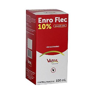 Enro Flec Enrofloxacino Oral 10% - 100 ml