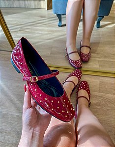 Sapatilha Cherry Tachas Valentina
