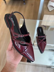 Sapatilha Cherry Com Fivelas Donna