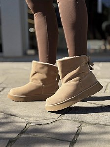Bota Caramelo 2 em 1 Com Pelos Monika