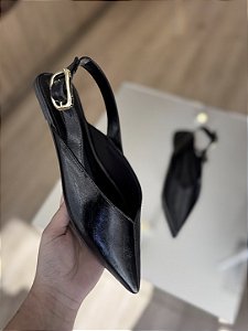 Sapatilha Slingback Preta Maristela