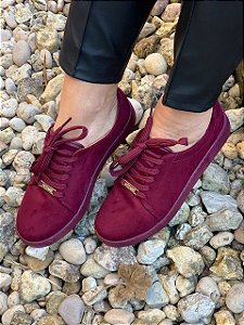 tenis vizzano vinho camurça