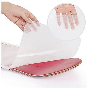Lixa Milk Transparente Emborrachada Importada Profissional