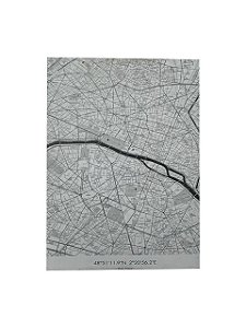 Quadro Paris França 0,90m X 0,65m - Tela Impressa