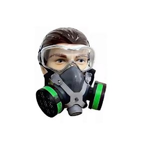 Máscara Respiratória Dupla Contra Agrotóxicos Pesticidas Epi - More Safety  Epis - Equipamentos e acessórios de proteção.
