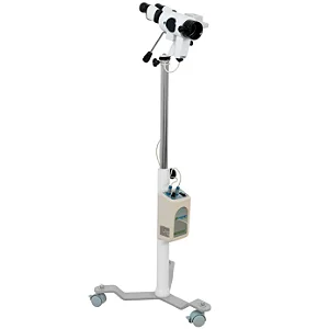 COLPOSCÓPIO BINOCULAR DE AUMENTO FIXO EM 16X COM CÂMERA – ESTATIVA EM PEDESTAL – PE 7000 FRDC ELEGANCY-MEDPEJ