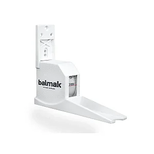 ESTADIÔMETRO VERTICAL FIXO DE PAREDE COM FITA DE MEDIÇÃO EST-221 - BALMAK