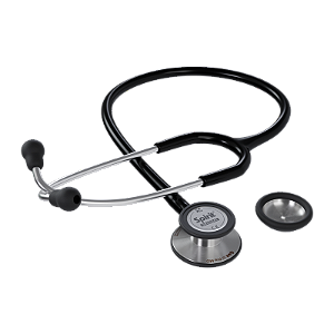 ESTETOSCÓPIO SPIRIT - MD III PRO ADULTO/PEDIÁTRICO PRETO