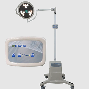 FOCO CIRÚRGICO AUXILIAR FL 2000 ALM 12 LEDS (CONTROLE DE MEMBRANA) MEDPEJ