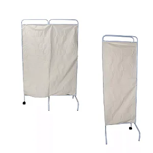 BIOMBO DUPLO EM AÇO CARBONO - PE2771 PORTAL HOSPITALAR
