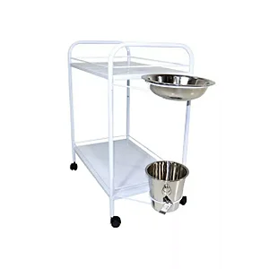 CARR0 DE CURATIVO 2 PRATELEIRAS EM AÇO CARBONO – PE2799 PORTAL HOSPITALAR