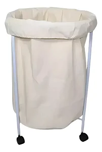 PORTA SACO HAMPER EM AÇO CARBONO - PE2815 PORTAL HOSPITALAR