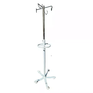 SUPORTE PARA SORO E BOMBA DE INFUSÃO LINHA LUXO - PE2757 PORTAL HOSPITALAR