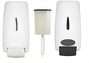 PORTA SABONETEIRA LÍQUIDA – C/ RESERV. – CLASSIC- NOBRE GOEDERT