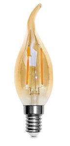 Lâmpada Vela C/ Bico 3000k Filamento de led  4w