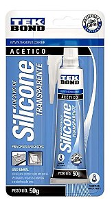 SILICONE ACETICO 050G INCOLOR BLISTER