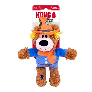 KONG Halloween Wild Knots Sacarecrw Bear