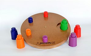 Comedouro Brinquedo Interativo Tabuleiro Xadrez Pet Games para Gatos