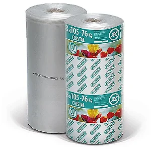 Filme Estufa Cristal Lonax 4x50 19KG Ref 100 - Garantia 12 Meses