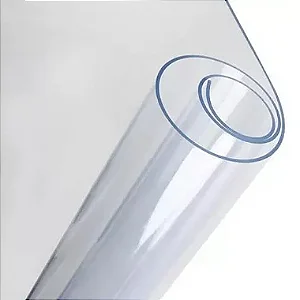 Lona PVC Cristal 1,40 X 50 M Leve - 80 Micras - Garantia 12 meses