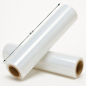 Bobina Filme Stretch 50cm X 25 Micras Virgem