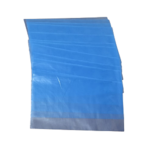 Saco Plástico Azul Com Proteção Anticorrosiva VCI - 450x550MM 120 Micras - 100 Unidades