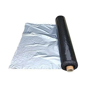Mulching Preto/Prata 1,40x500 Ref 20 Micras