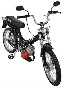 Bicicleta Motorizada Moby 2 Tempos 60cc Bikelete - Preto
