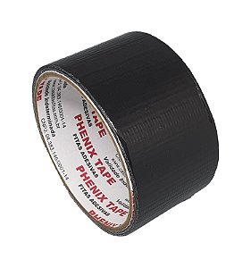 Fita Multiuso Reforçada Silver Tape 48mm x 5m Preta