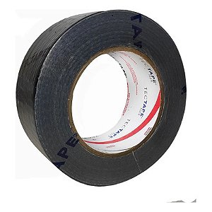 Fita Multiuso Polietileno 48mm x 50m Preta 707 Tectape (Silver Tape)