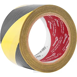 Fita Isolamento De Área 70mm X 200m Am/Pr Nove54