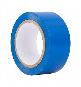 Fita Adesiva para Demarcação de Solo 48mm x 30m Azul Claro