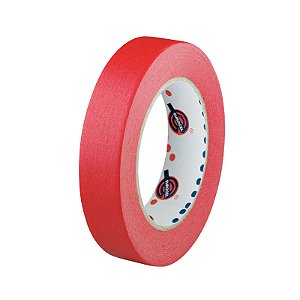 Fita Crepe Automotiva Vermelha 25mm x 50m Eurocel MSK 6266