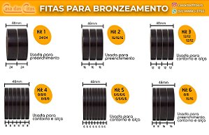 Fita Cortada para Bronzeamento (Jet, Natural, Máquina) Biquini de Fita Rolo com 30 metros