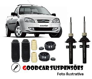 AMORTECEDORES DIANT. + KIT COMPLETO - FORD COURIER - 1997 A 2013