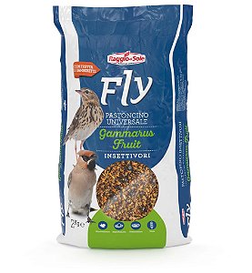 Farinhada Úmida com Insetos Fly Gammarus Fruit Raggio di Sole 2 Kg