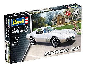 Carro Esportivo Chevrolet Corvette C3 1/32 Revell