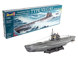 Submarino Alemão Tipo VIIC/41 Versão Atlântico 1/144 Revell