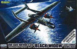 Miniatura Caça Noturno P-61B Black Widow "Last Shoot Down 1945" 1/48 – GWH