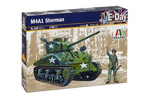Miniatura de Tanque M4A1 Sherman 1/35 – Italeri