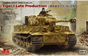Miniatura de Tanque Alemão Tiger I Late Production – Sd.Kfz.181 – RMF 1/35