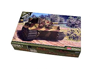 Miniatura de Tanque Alemão Da Segunda Guerra Mundial Tiger I 1/35 Academy