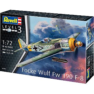 Caça Alemão Focke Wulf Fw-190 F-8 1/72 Revell
