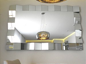 PAINEL ESPELHADO BORDA 3D 