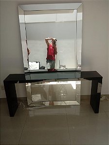 CONJUNTO APARADOR + PAINEL ESPELHADO 