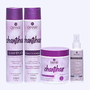 Kit ChantiHair: Shampoo, condicionador, máscara 500g + Complete One 120ml